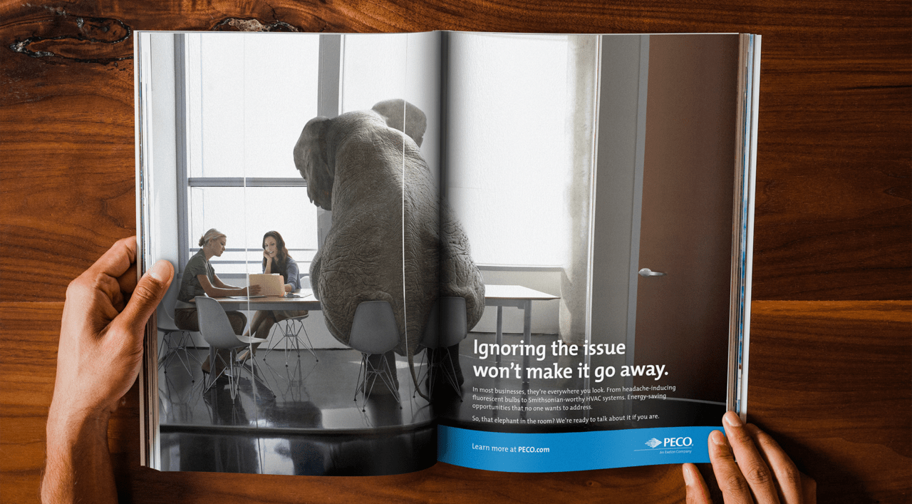 Big Problem, Bigger Solutions: How We Made An Elephant the Face of PECO’s Latest Energy Efficiency Campaign